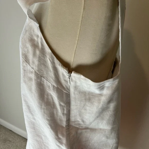 J. Crew Ivory Sleeveless Linen Top - Picture 3 of 4